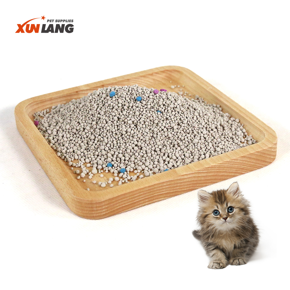 Pet supplies cat litter supplier 2023 new bentonite cat litter 5kg easy cleaning cat litter anti-odor