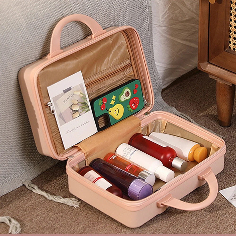 14 inch Mini Travel Suitcase Cosmetic Box Hand Luggage Organizer Makeup Case Small Boarding Case For Women Girls 241114