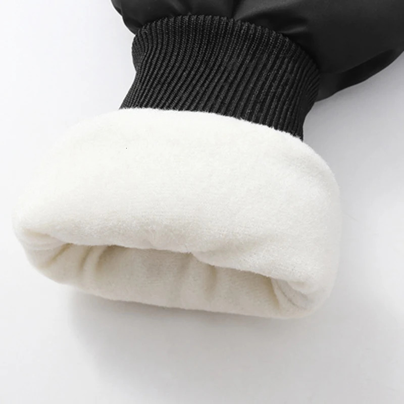 Winter childrens pants girls cotton padded thick warm Trouser waterproof ski pants 1-5 years elastic high waisted baby pants 241126