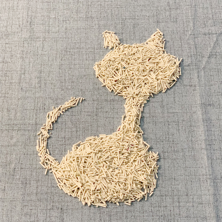 Pet self cleaning cat litter suppliers high quality tofu cat toilet sand litter