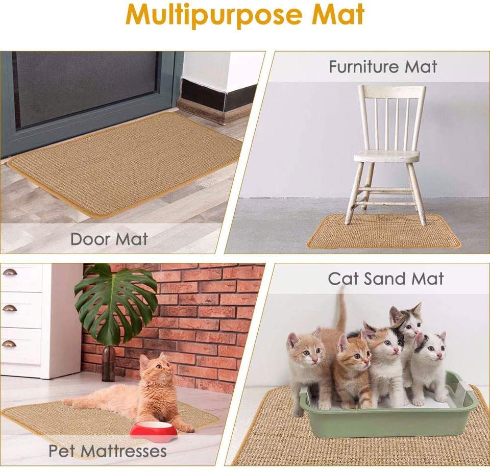 Manufacture Cat Scratcher Pad and Pet Cat Scratcher Mat Durable Cats Anti-Slip Scratch Sleeping Mat