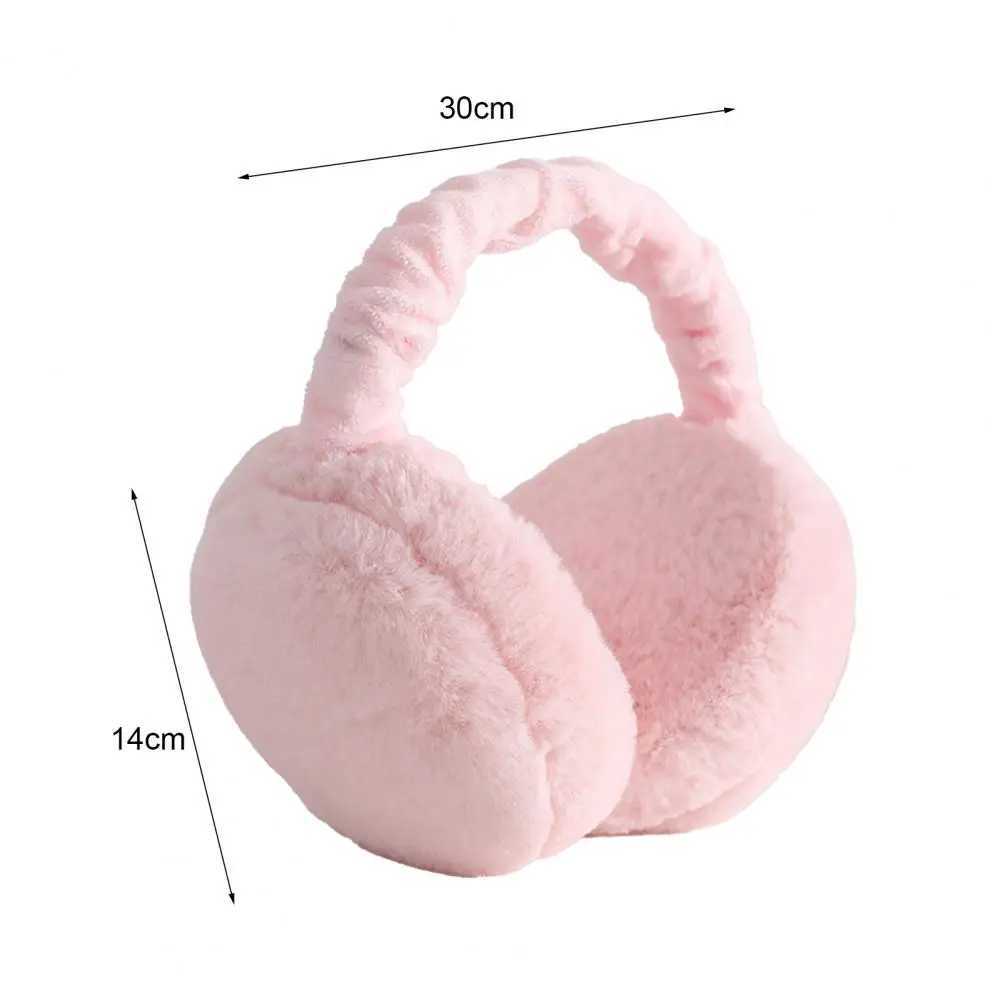 Women Earmuff Warm Keeping Skin-friendly Faux Rabbit Ear Cover Fur Rotating Adjustable Lightweight Lint-free Washable Ear FlXJ241126