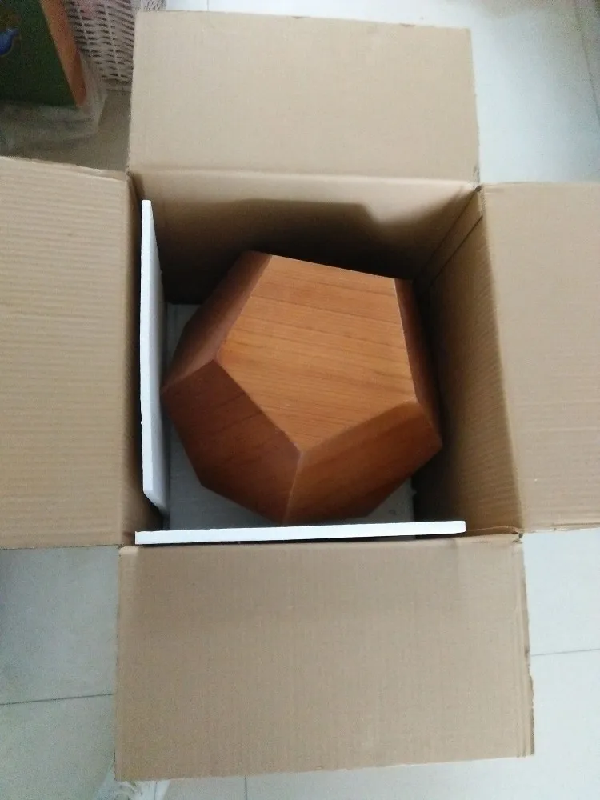 2024 New Wholesale Wooden Pet Houses Furniture High Quality Wooden Pet Furniture Geometric Pet Cave