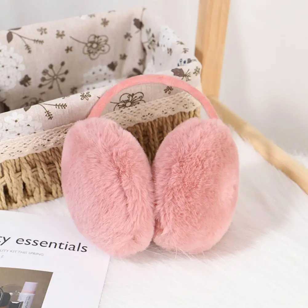 Winter Fluffy Plush Earmuffs Ear Headband Women Ear Muffs Windproof Winter Girls Ear Warmer Covers orejerasXJ241126