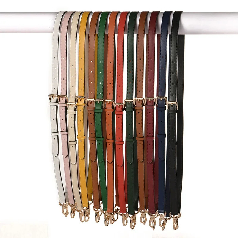 130cm Long Faux Leather Shoulder Bag Strap DIY Purse Handle Adjustable Crossbody Handbag Belt Replacement with Clasp 18cm 15cm 241125