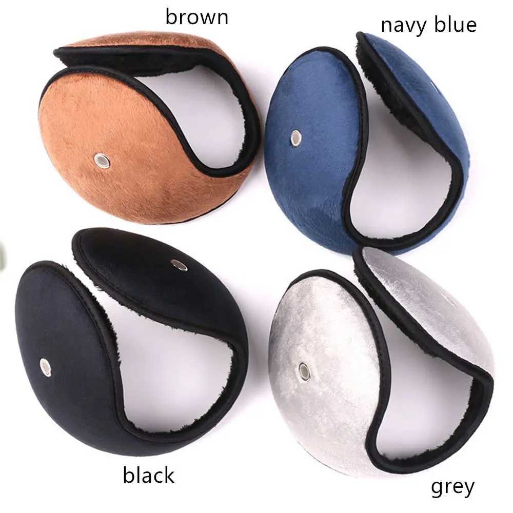 Mens earmuffs winter earmuffs wool heater unisex plush earmuffs headband W/Loudspeaker hole W241126