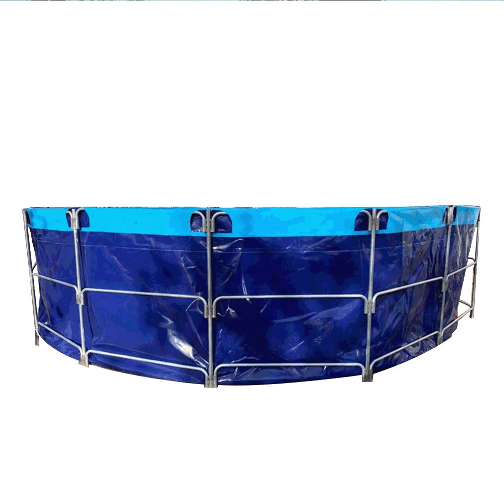 China Export Fish Ponds For Fish Farming Plastic Tarpaulin Pond Fish Breeding Tanks