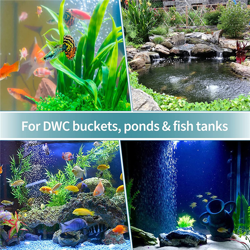 Wholesale Air Stone Bubble for Aquarium Fish Tank Hydroponics Pump Ceramic Airstones Diffuser