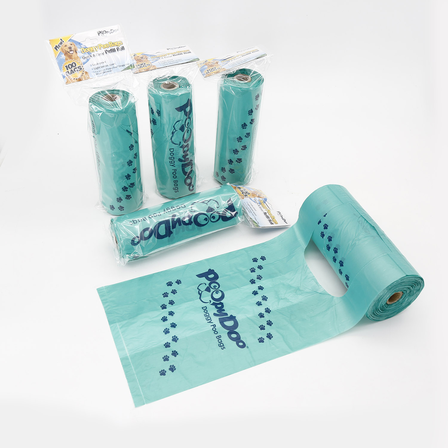Wholesale Custom Printed Pet Biodegradable Poop Dog Shit Waste Bags