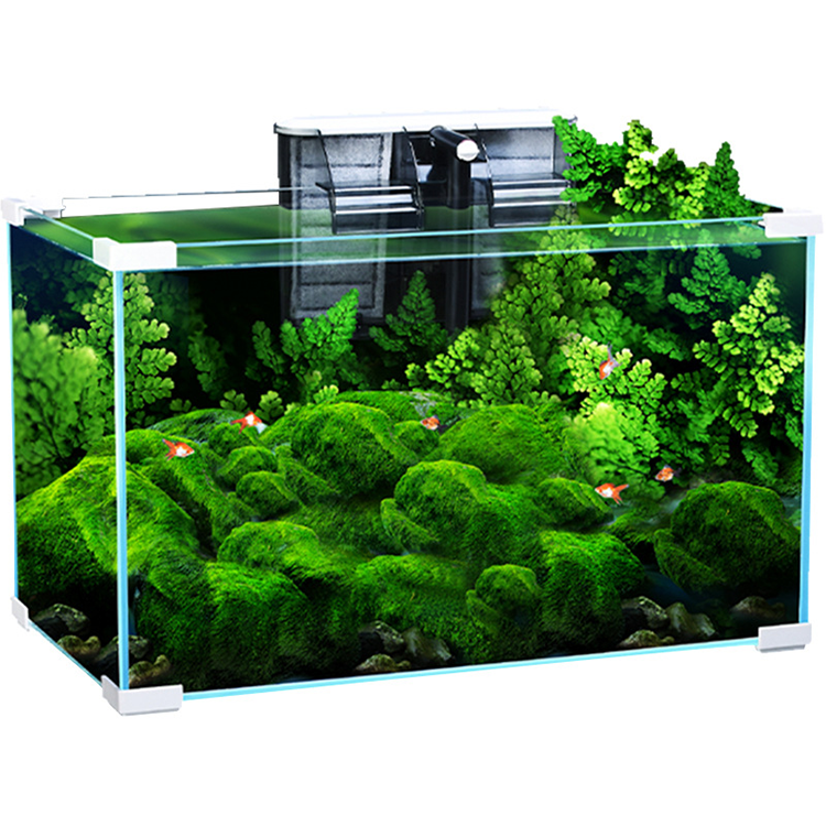 Wholesale Pet Supplies Aquarium Fish Tank Ornamental Landscape Ultra White HD Glass Various Size Aquarium Fish Tank