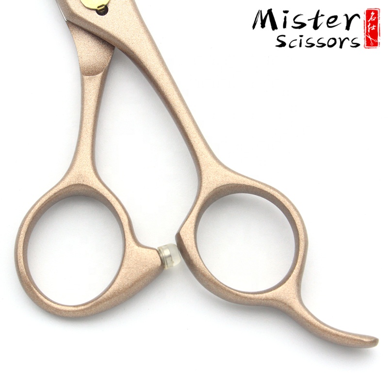 Rose Gold Professional Pet Grooming Scissors Kit Fishbone Teeth Thinning Scissors 7.5 inch 440C Stainless Steel