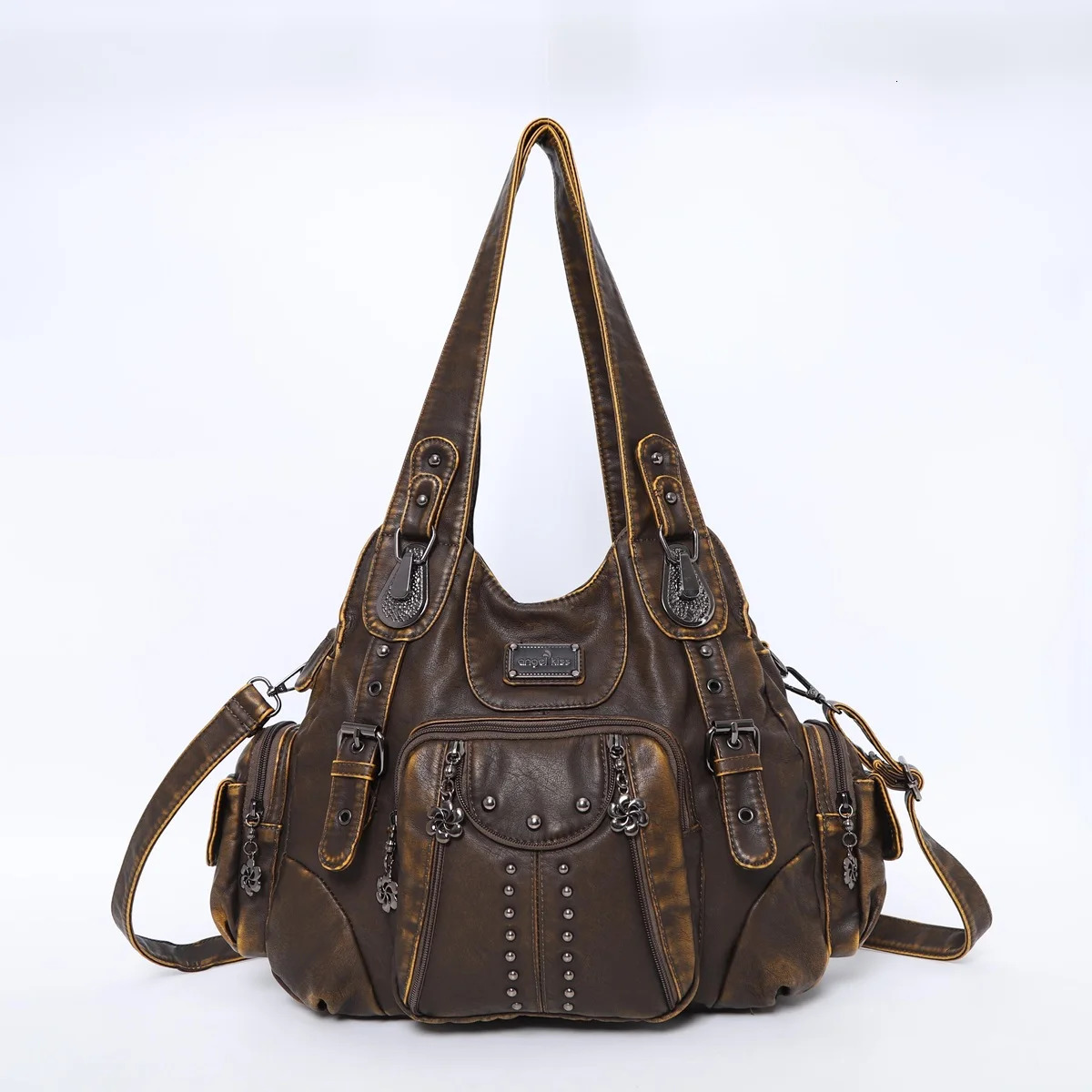 Women Fashion Handbags Shoulder Bags PU Leather Handbag Female Satchel Bigcapacity Purse Bag bolsa feminina 241125