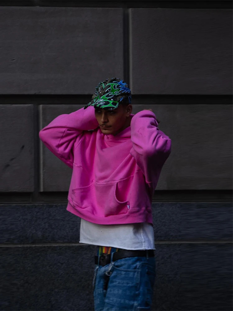 Solid loose mens hoodie autumn street fashion long sleeved super large hoodie zipper casual mens pocket hoodie sportswear 241120