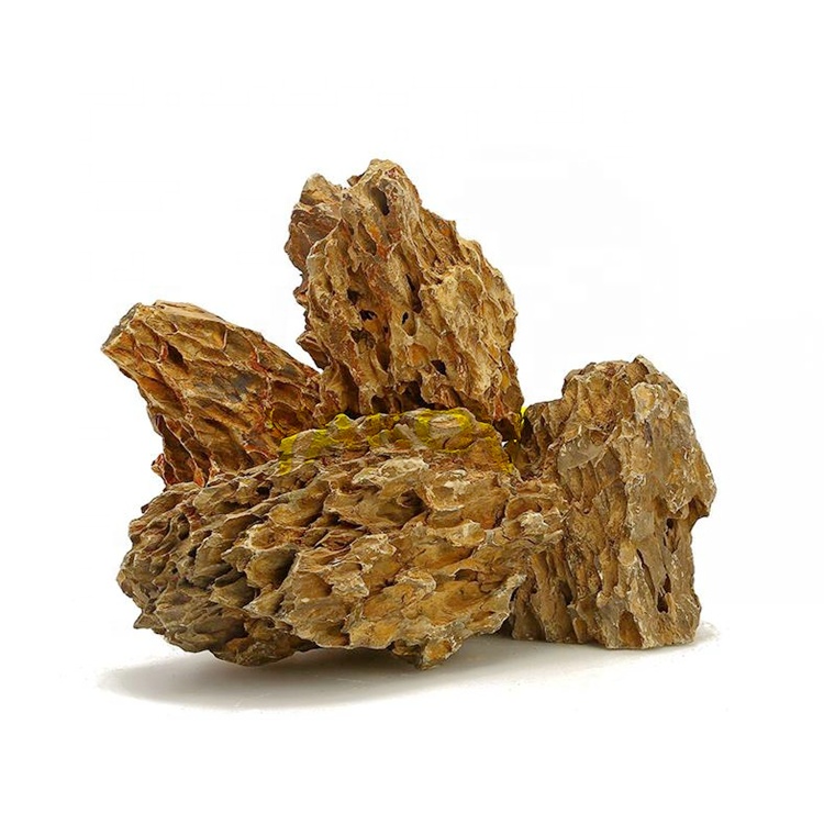 10-50cm Irregular Brown Stocked Sustainable Ohko Stone Aquarium Dragon Stone Rock