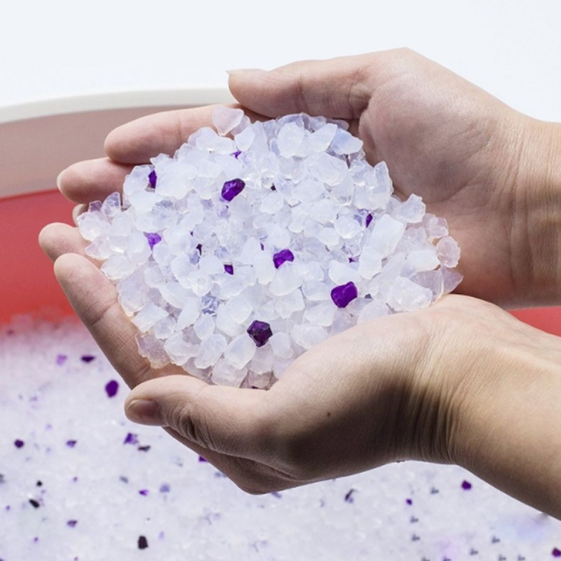 Different Sizes Lavender Fragrance Silica Gel Customized Cat Litter