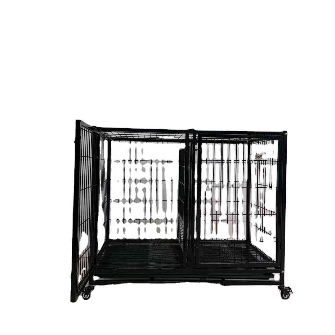 G-210705-2China Metal Assemble Galvanized Heavy-Duty Pet Cages Dog Kennel Carrier Cheap Pet Cage Big For Outdoor Large