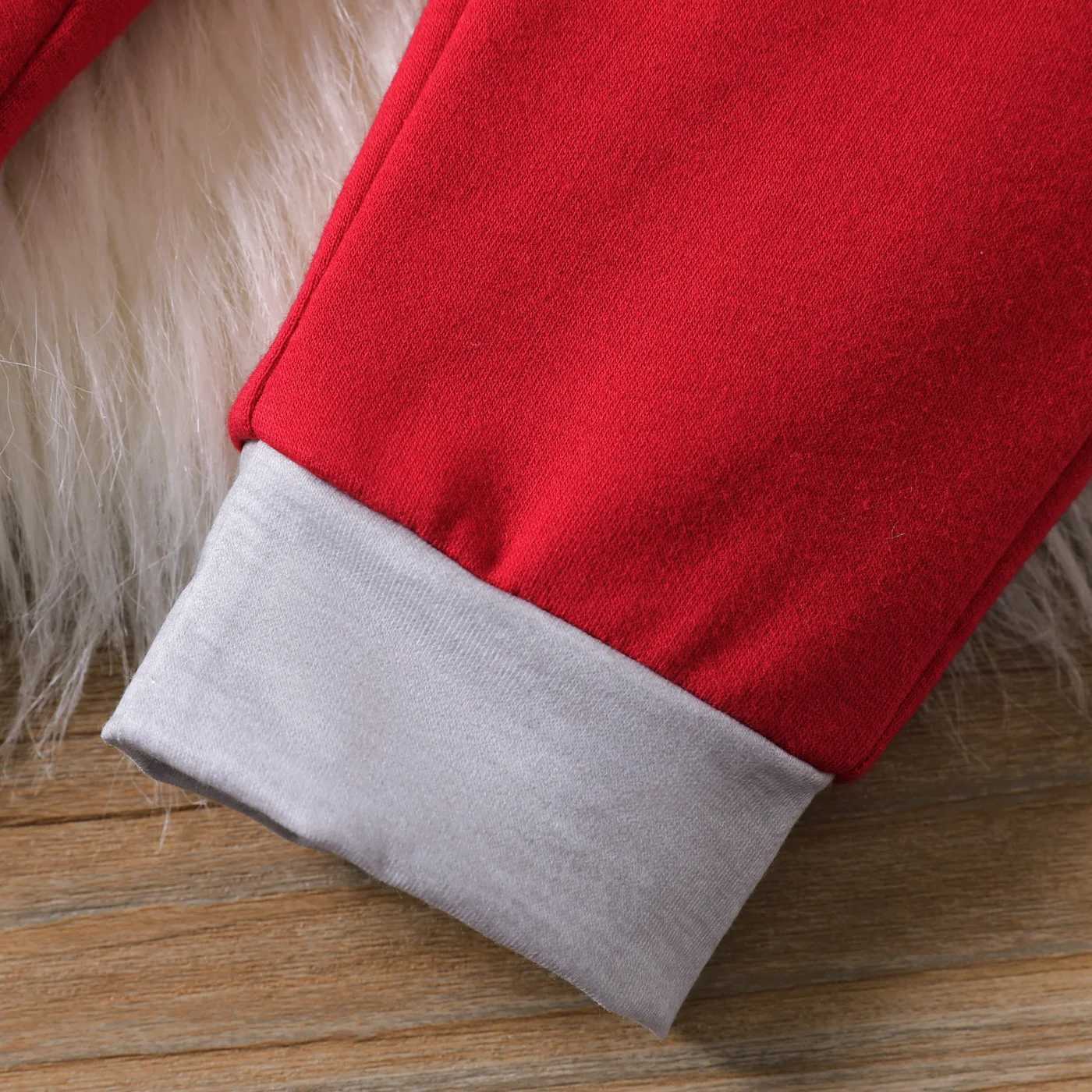 Clothing Sets 3PCS Baby Boy Fabric Stitching Christmas Long Sleeve Top/Pant/Hat Set H241126
