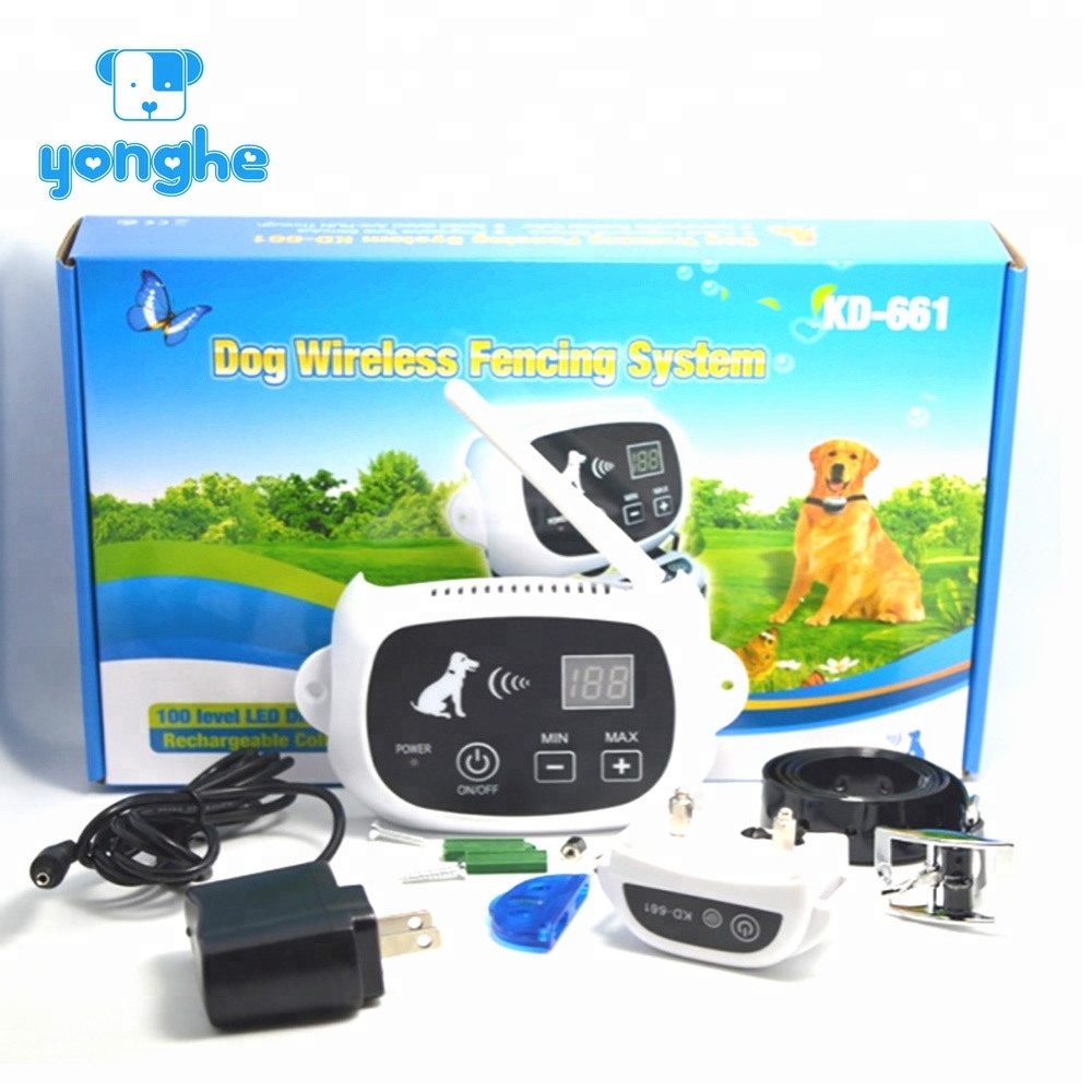 China Factory Wholesales Outdoor Pet Dog Wireless Fence Remote Control Electric Pet Containment System 3 dog