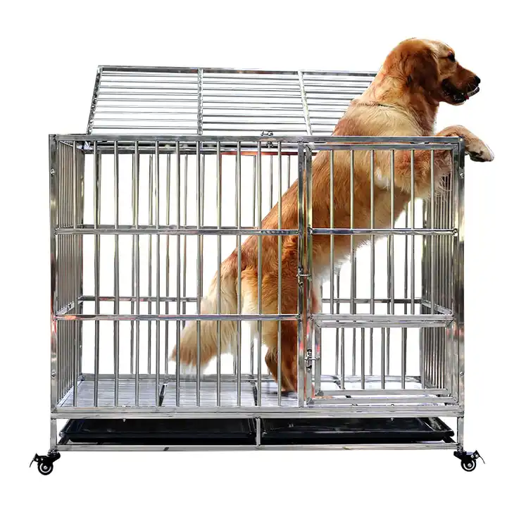 Langle Dog Suppliers in China Collapsible aluminum Dog Metal Cage Dog Kennel pet cage manufacturer from china