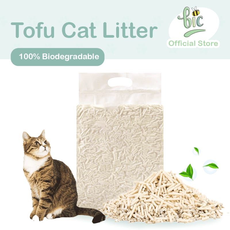 Plant Cat Litter Oem Dust-free Environmentally Friendly Cat Litter Quickly Formed Into Balls 5 Flavors Of Tofu Cat Litter