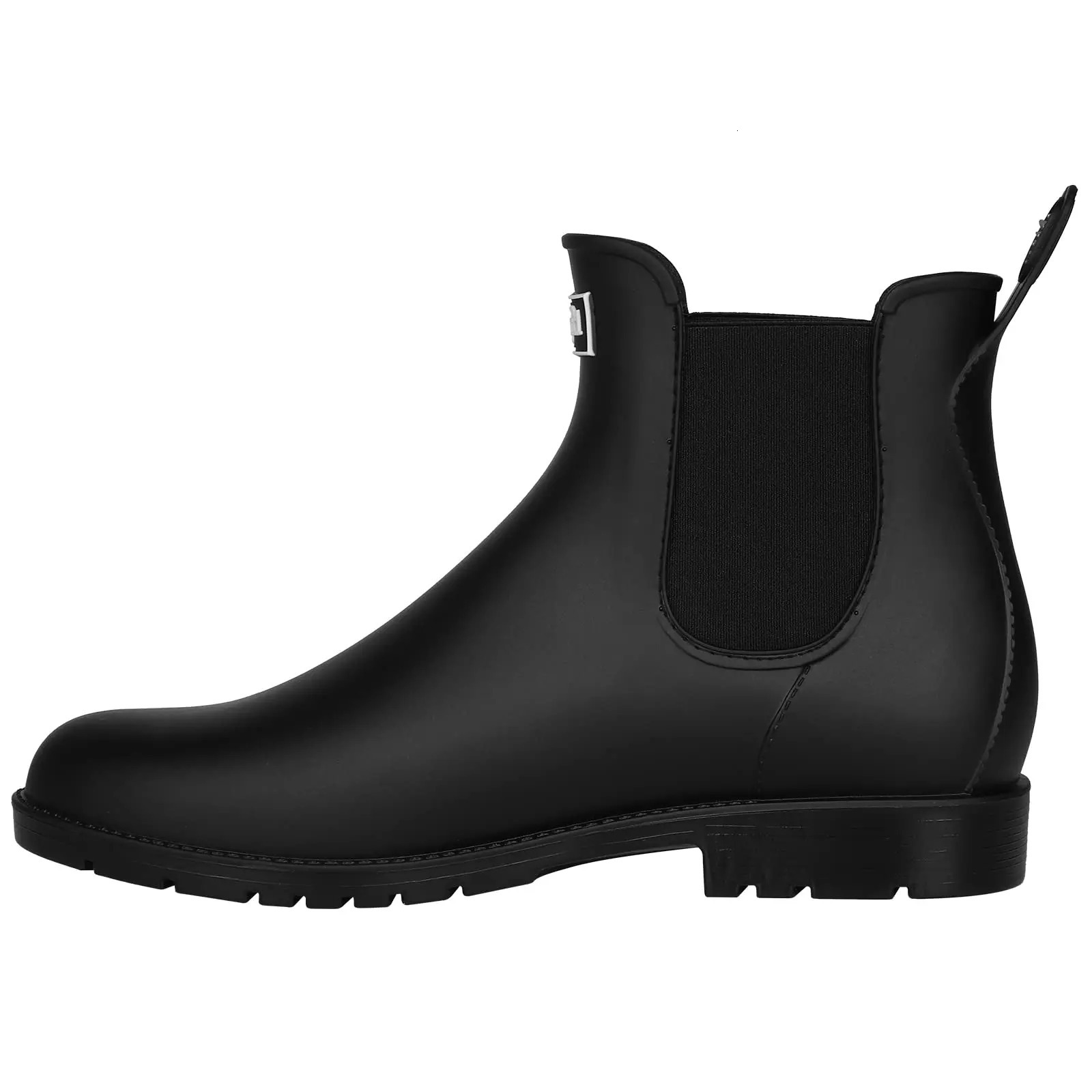 Comwarm Non slip Womens Rain Boots Non slip Home Shoes Four season Outdoor Rain Boots Womens Rubber Mid step Short Boots 241126
