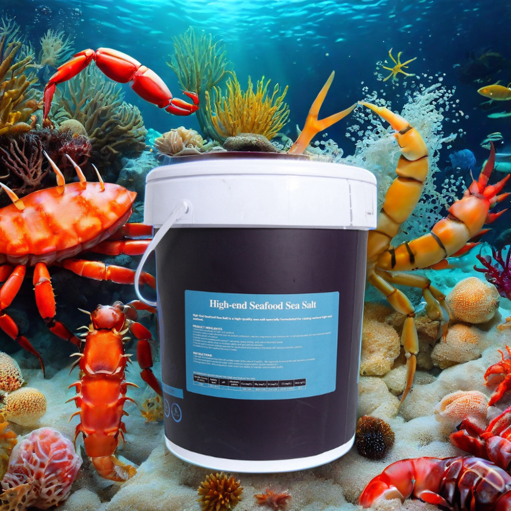 For seafood Exported Competitive 20kg 25kg box bag barrel Aquaculture Farm Marine crab shrimp sea salt