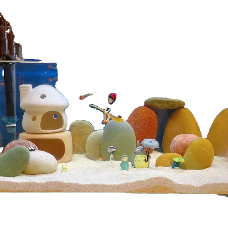 Aquarium Cave Shrimp Fish Tank Breeding Cave Terracotta Mushroom Shape Fish Tube Cave For Hiding Resting Playing