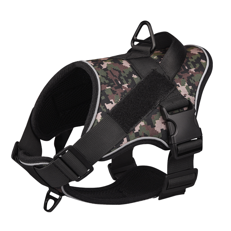 K9 Wholesale Large Dogs Reflective Safety No Pull Pet Heavy Duty Tactical Dog Harness