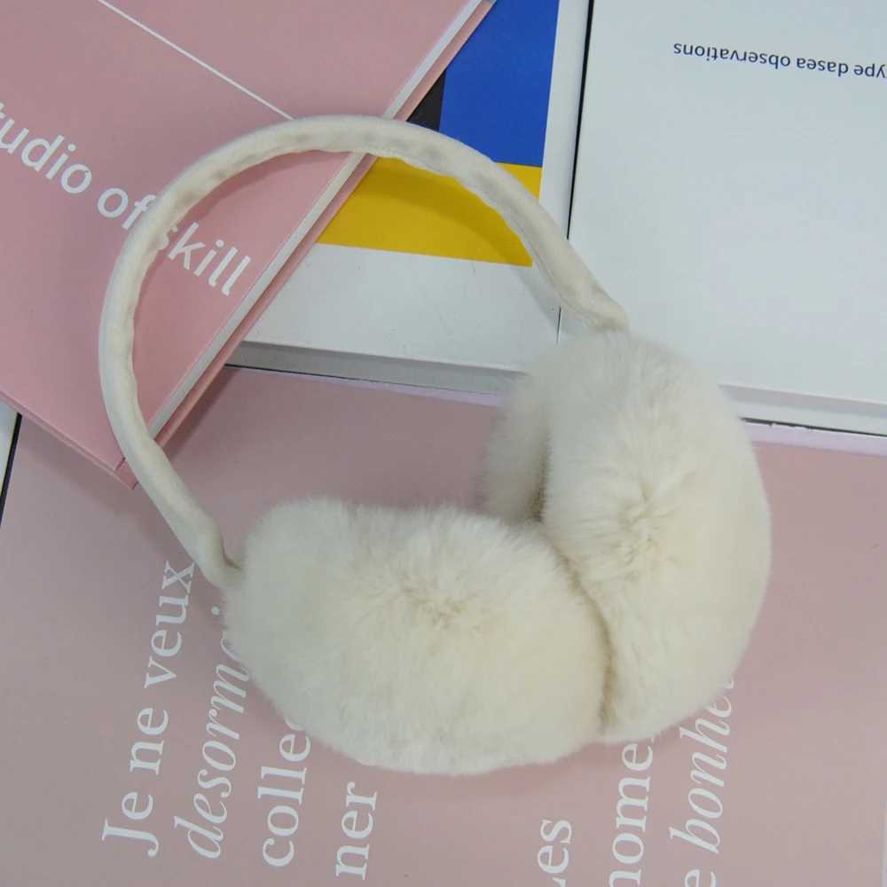 New Rex Rabbit Fur Earrings for Women Fashionable and Warm Earrings Genuine Fur Earrings Soft and Plush Earrings for Women in Winter W241126