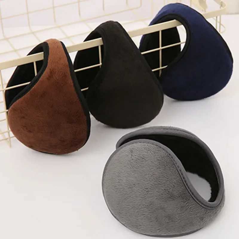 Windproof earmuffs for women thick plush winter warm wool earmuffs outdoor circulation earmuffs soft earmuffs W241126