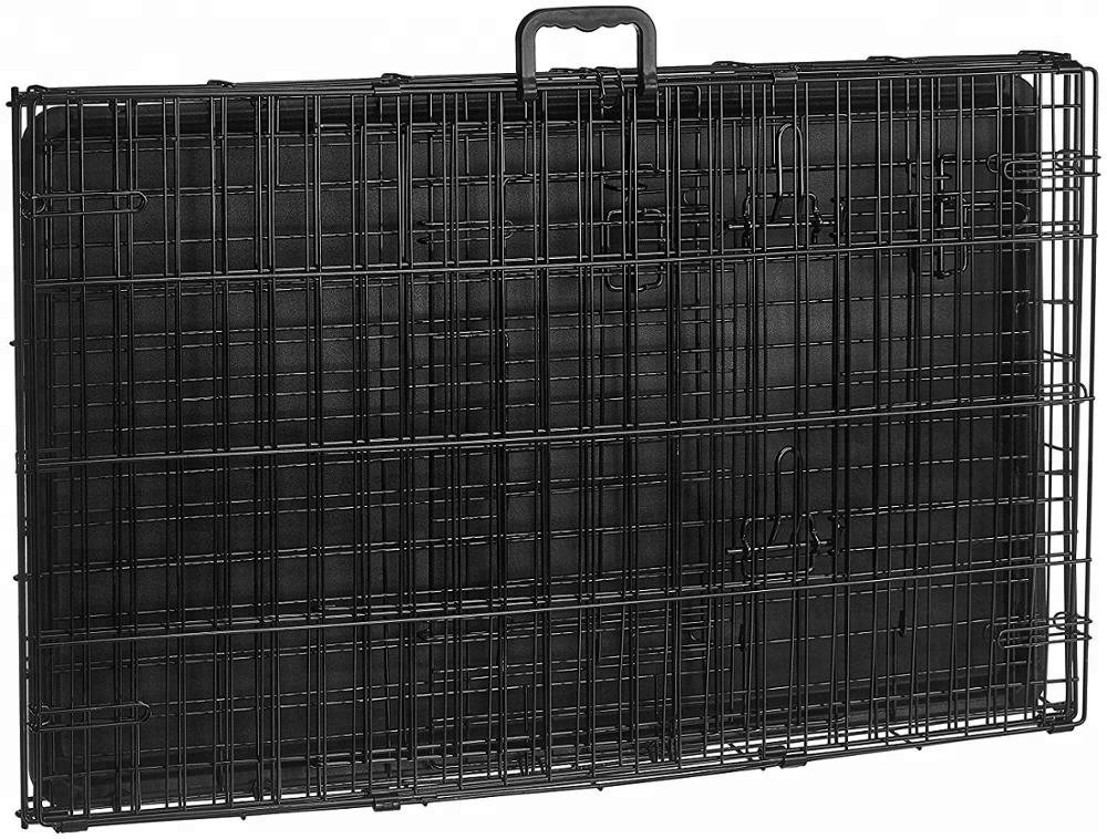Wholesale Cheap Large Size Iron Metal Dog Show Cage With Tray And Lock For Sale