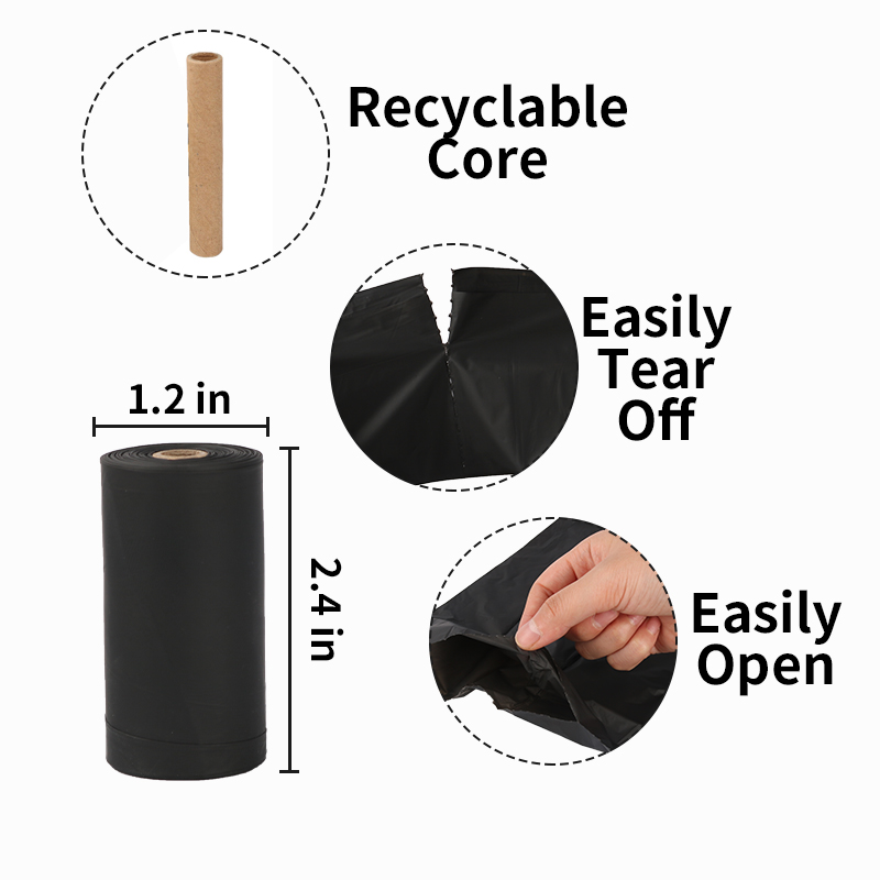 100 biodegradable cornstarch bpi certified dog poo waste bag poop bag scented doggy poo bags