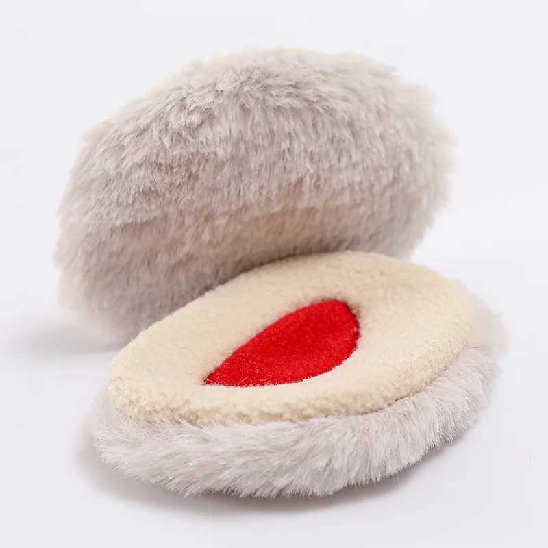 Thick strapless earmuffs warm wool earmuffs for winter womens earmuffs mens earmuffs childrens outdoor sports windproof earmuffs W241126