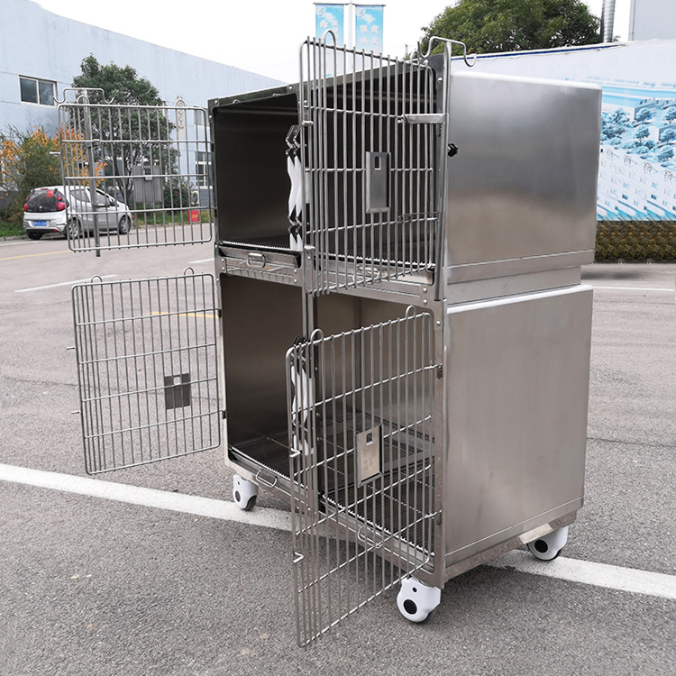 USMILEPET Factory Supply High Quality Veterinary Pet Cage For Pet Hospital Stainless Steel Professional Veterinary Equipment