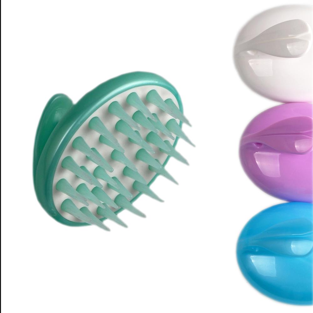 Pet Silicone Shampoo Brush For Pets Bath Massage Comb Brush With Soft Pins For Grooming And Remove Shedding Hair
