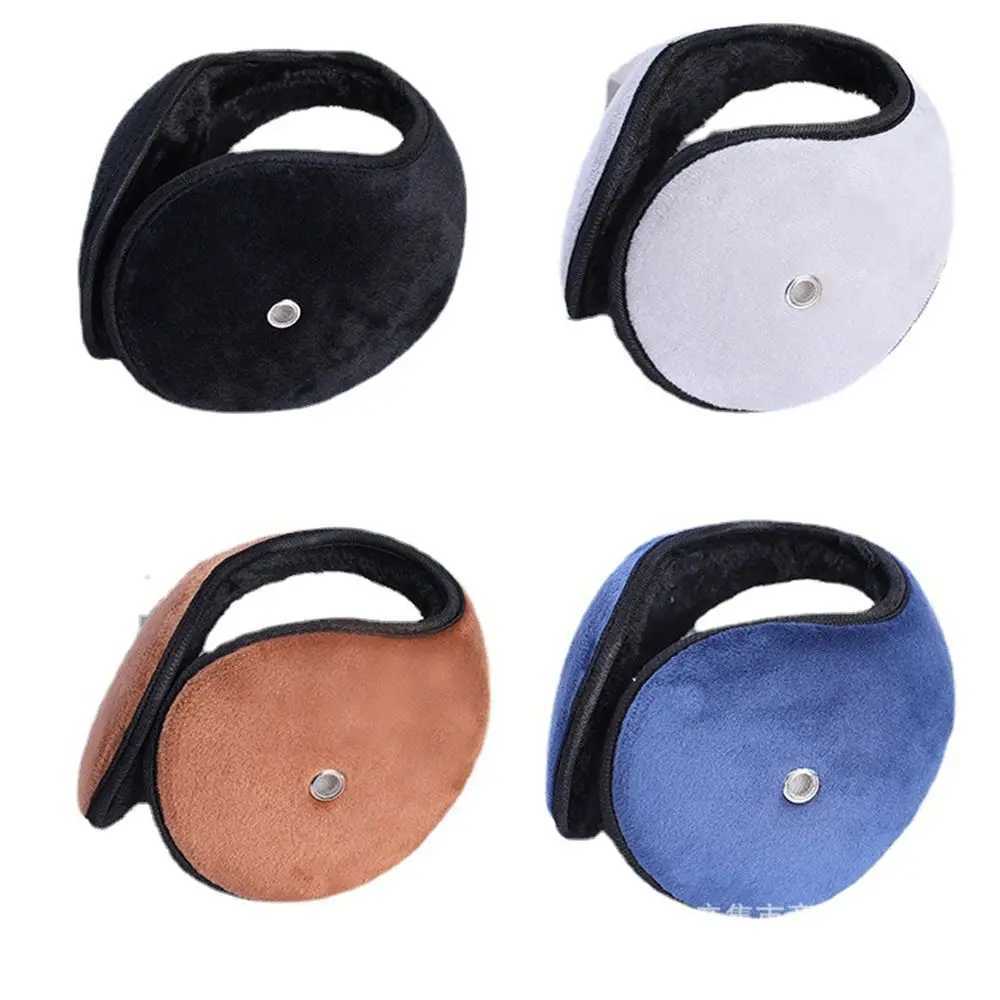 Mens earmuffs winter earmuffs wool heater unisex plush earmuffs headband W/Loudspeaker hole W241126