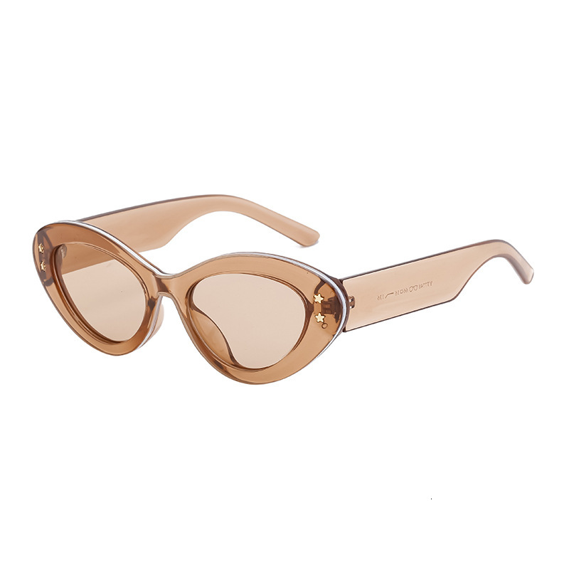 Men's and women's new fashion cat-eye sunglasses high-grade sunglasses