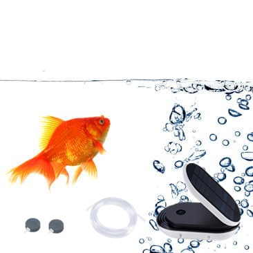 Solar Pond Pump, Air Pump Aerator Fish Tank Oxygenator for Garden Fish Tank Pool Fishing Pond Air Pump Fish Tank Accessories