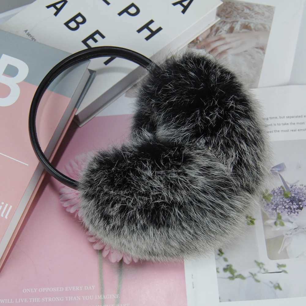 New Winter Genuine Fox Fur Earrings Suitable for Women Natural Fox Fur Scarf Dual purpose Warm Fur Earrings Outdoor Solid Fur Scarf W241126