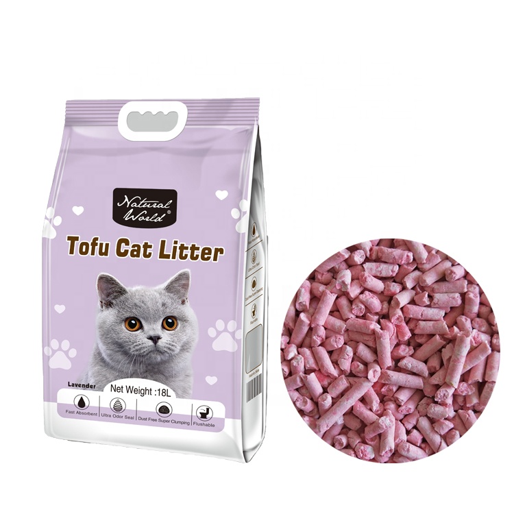100% Natural Plant Cat Litter Sand Strong Clumping Safe Clean Dust Free Corn Tofu Cat Litter