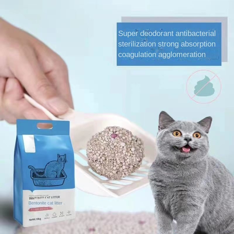 factory direct supply dust-free Yi agglomerates a variety of scented bentonite cat litter