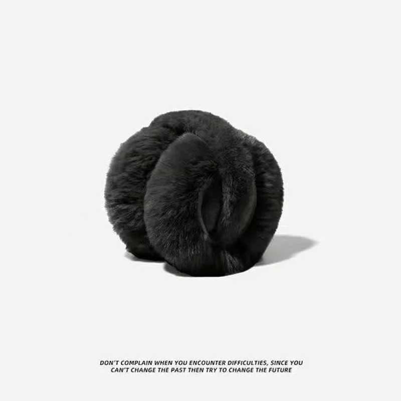 Cute plush folding protector with high appearance thick and warm ear cushions suitable for autumn and winter accessories W241126