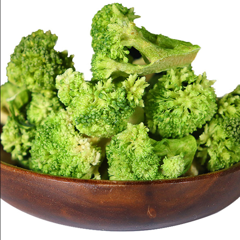 Wholesale freeze-dried dog treats Dog food Freeze dried broccoli Freeze-dried vegetables pet treats dog snacks