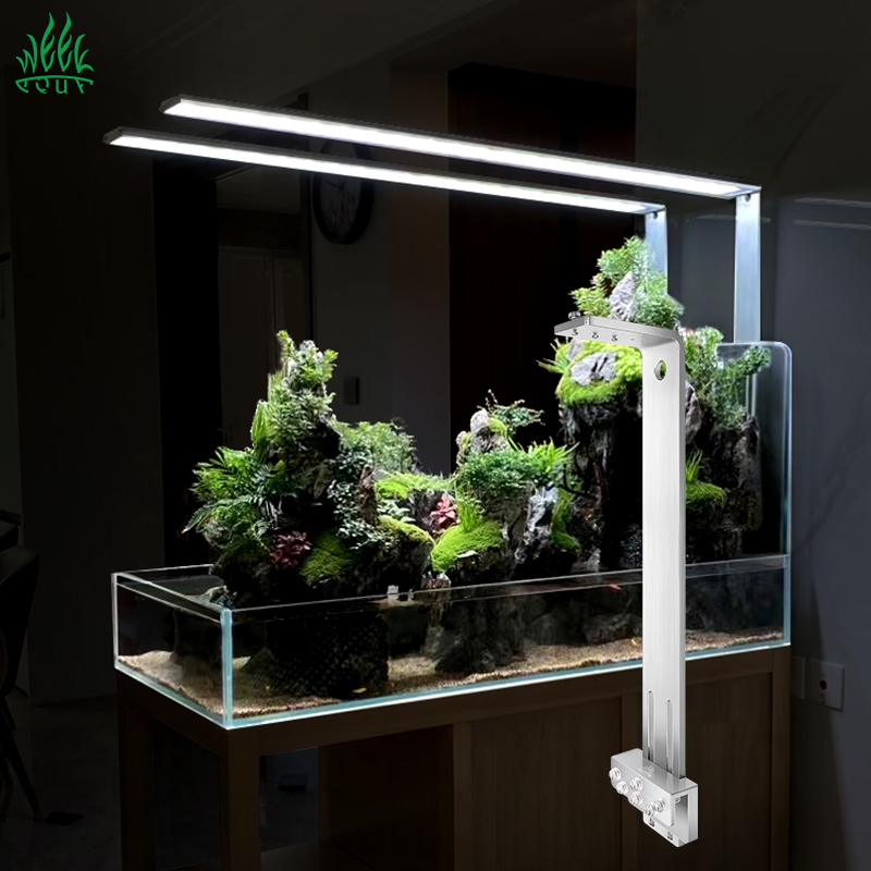 WEEKAQUA M Series V Series Aquarium light Stand Aquarium Accessories Aluminium Alloy Strengthen Amphibious Style Lamp Stand