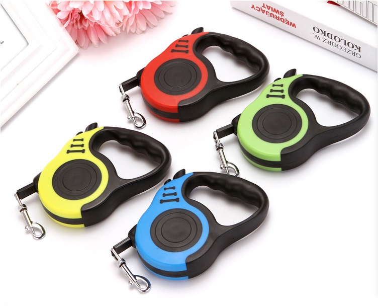 Bone Logo Retractable for travel with Small and Medium Dogs Never Twisted Dog Leash