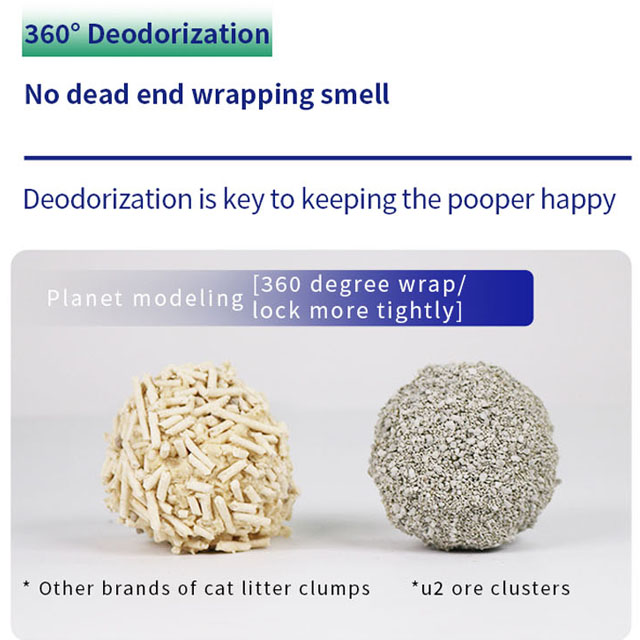 Popular environmental clean cat litter strong deodorizing sodium-based mining cat litter
