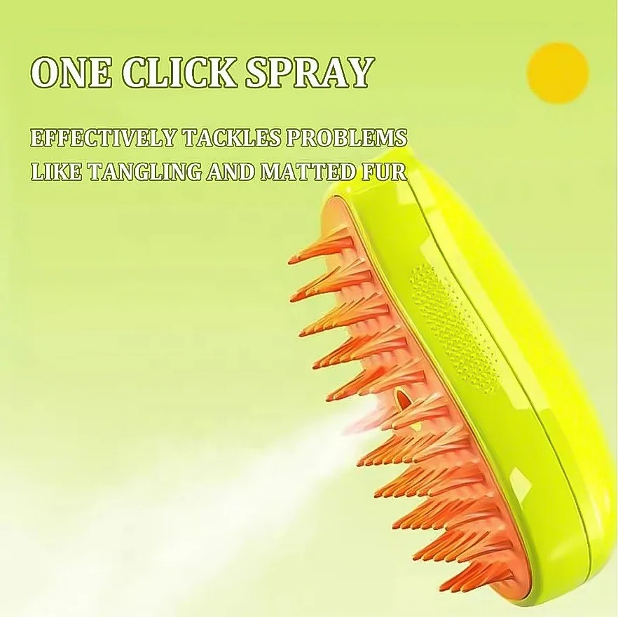 Wholesale New Pet Brushes Self Cleaning Steam Cat Dog Pet steamy brush for Dog Removing Tangled and Loosse Hair