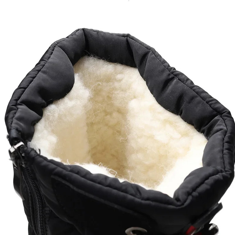 Womens Faux Fur Ankle Boots Chunky Platform Waterproof Snow Boots Women Silver Thick Plush Warm Winter Boots Shoes Woman 241126