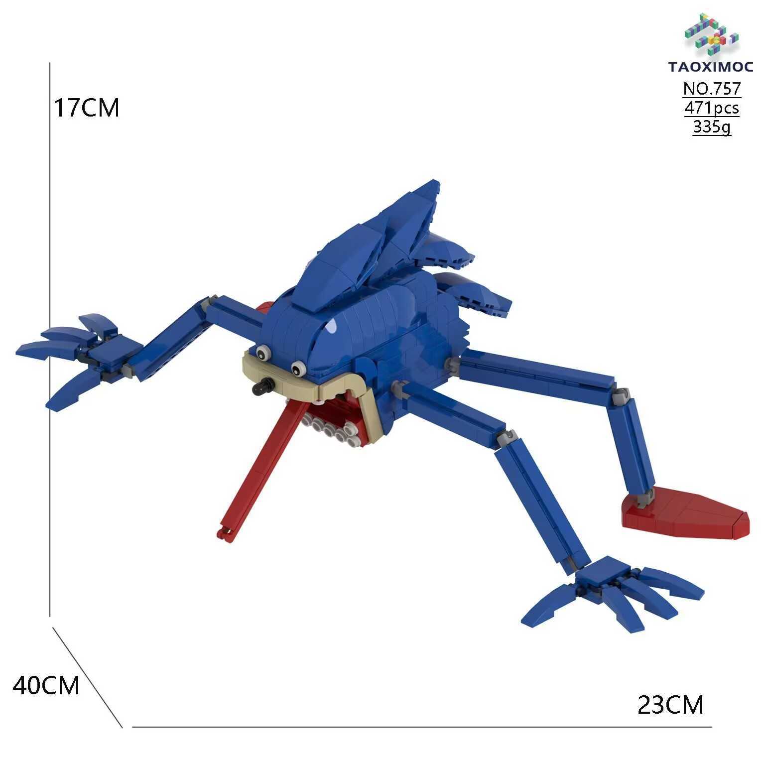 MOC blocks SHIN SONIC TAPES variation Sonic Creative Assembly toy modelC241126