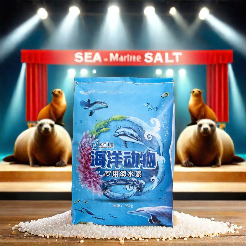 YueHai High Quality Safe and Steady 25kg 1000kg per bulk bag marine animal mammal sea salt mix for aquarium